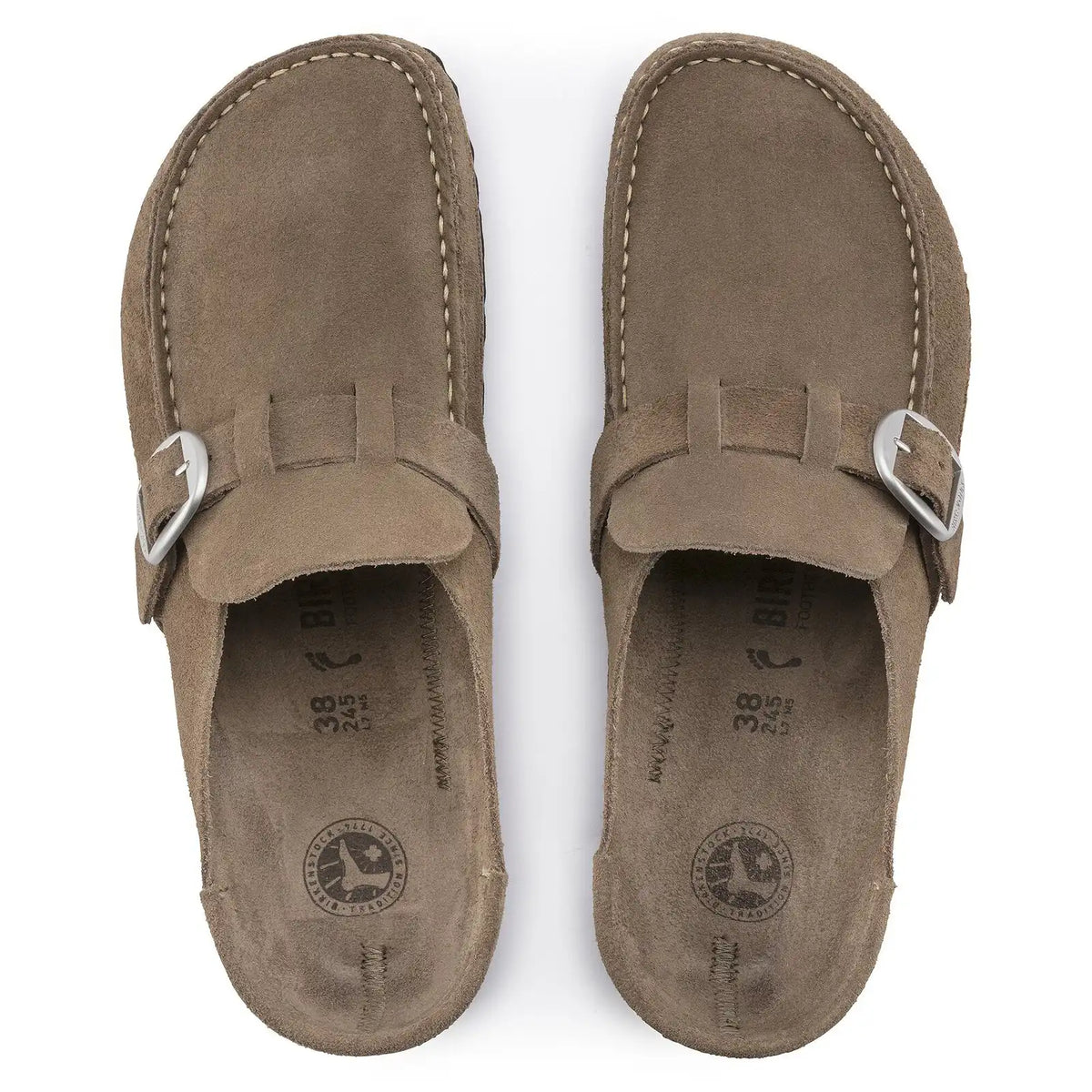 Buckley Suede Leather Gray Taupe