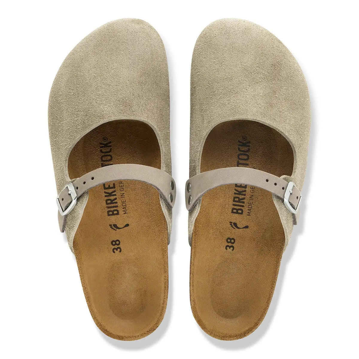 Maria Suede Leather Taupe