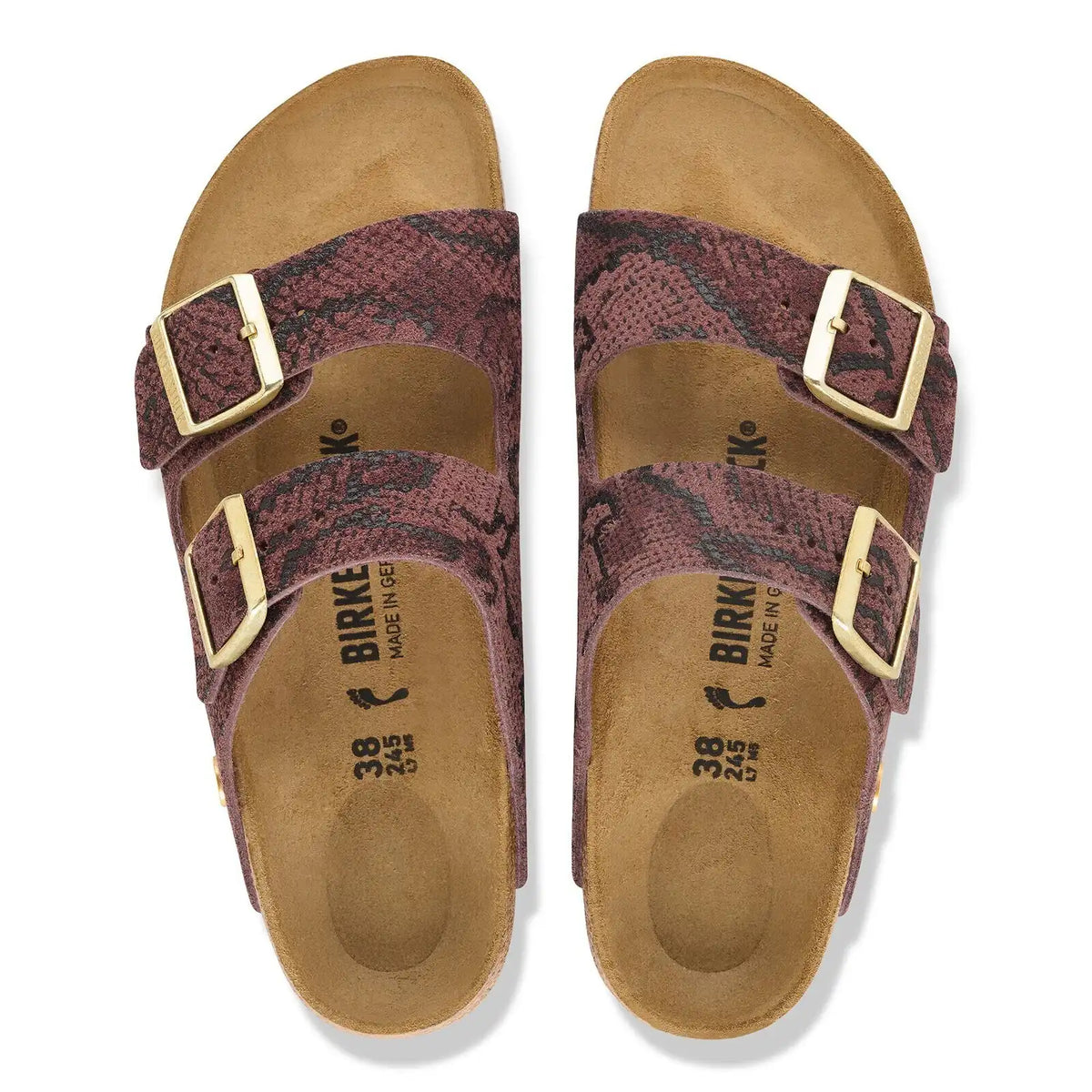 Arizona Suede Leather Snake Pepper
