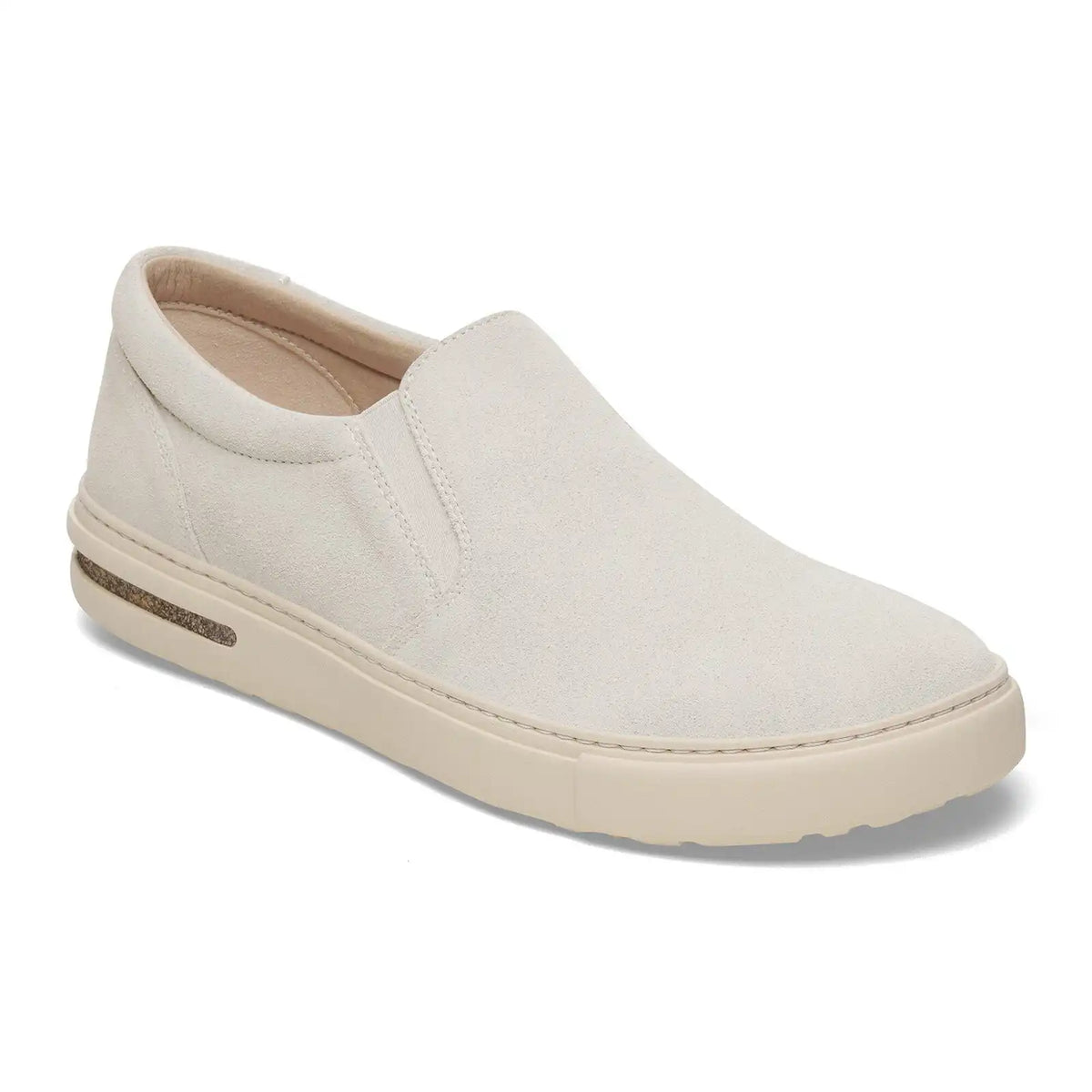Oswego Suede Leather Antique White