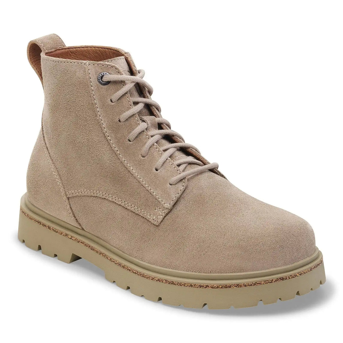 Highwood Lace Mid Men Suede Leather Taupe