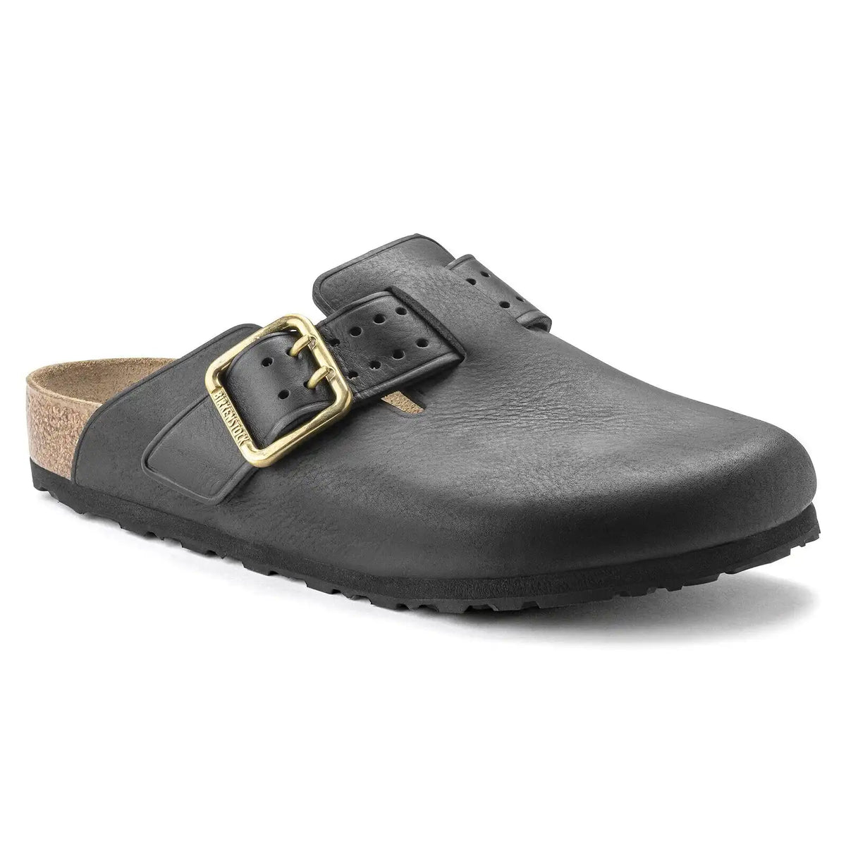 Boston Bold Natural Leather Black