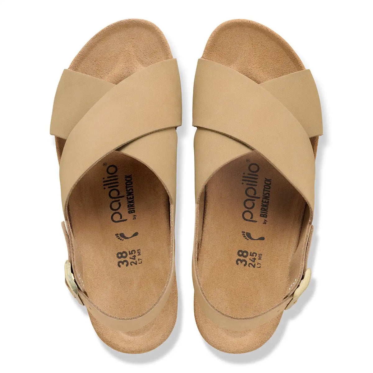Samira Nubuck Leather Sandcastle