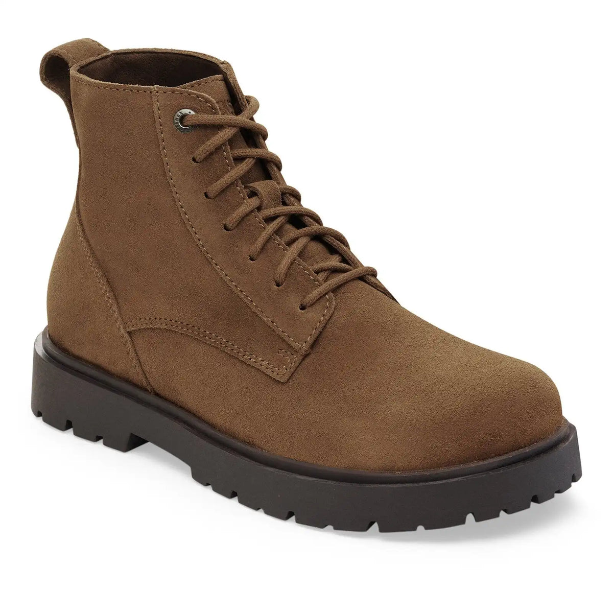 Highwood Lace Mid Women Suede Leather Dark Tea