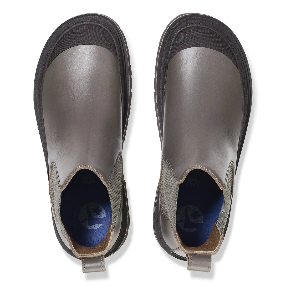 Prescott Slip On Men Waxy Leather Concrete Gray