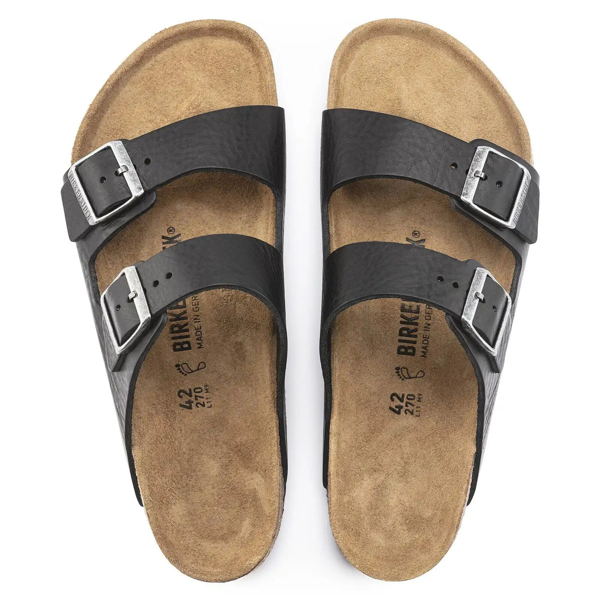 Arizona Grip Natural Leather Vintage Wood Black