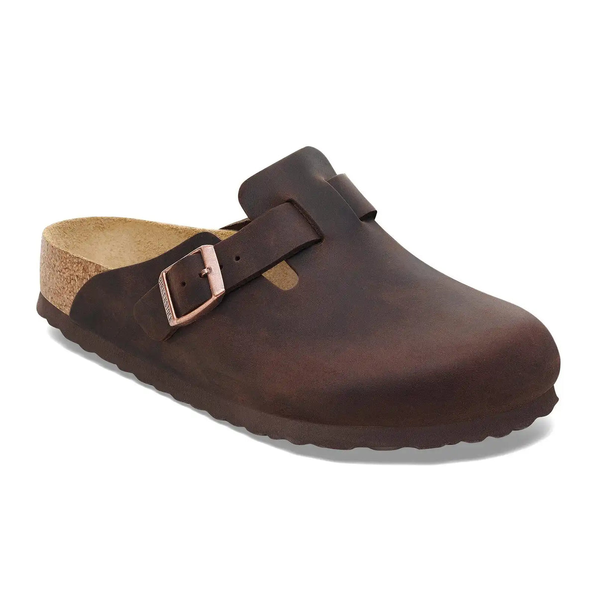 Boston Soft Footbed Natural Leather Oiled Habana