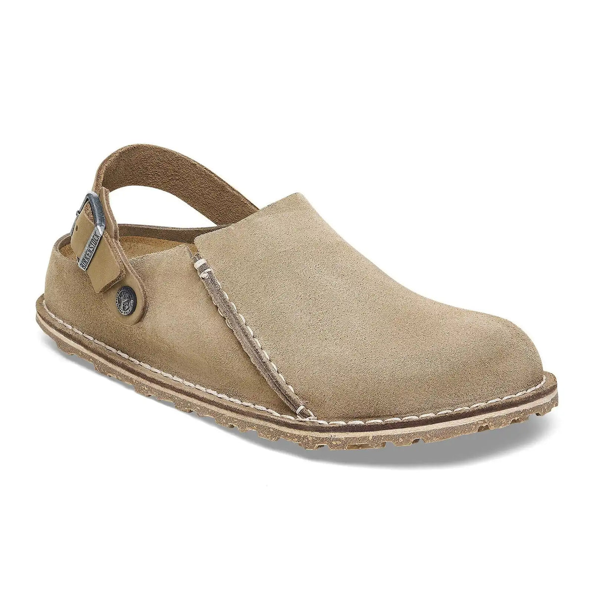 Lutry Premium Suede Leather Gray Taupe