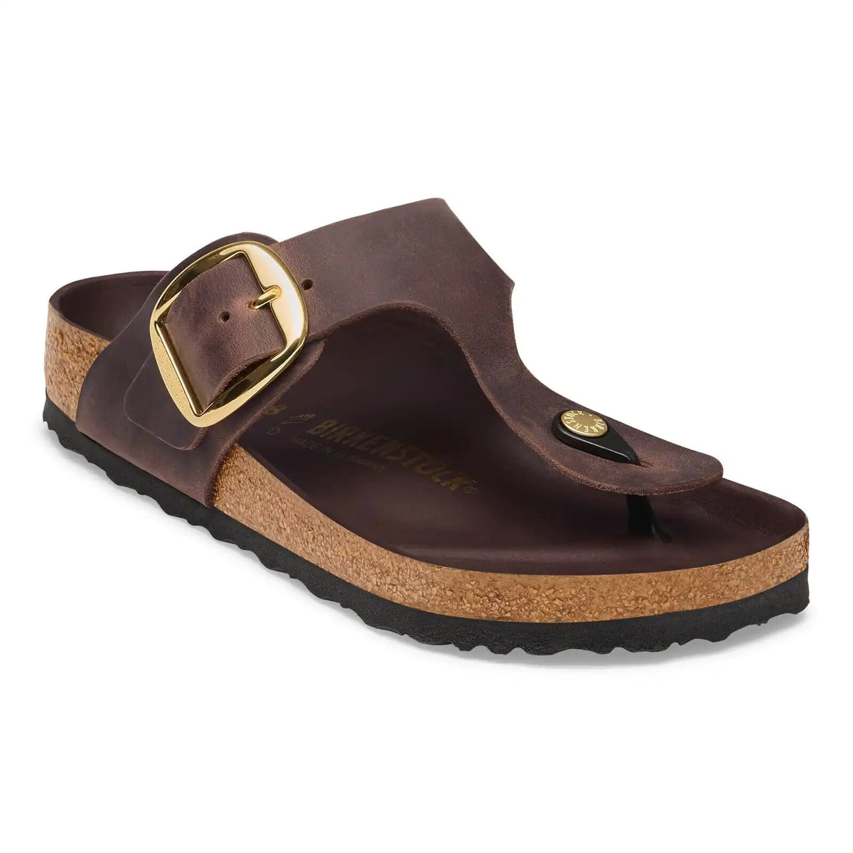 Gizeh Big Buckle Natural Leather Oiled Habana