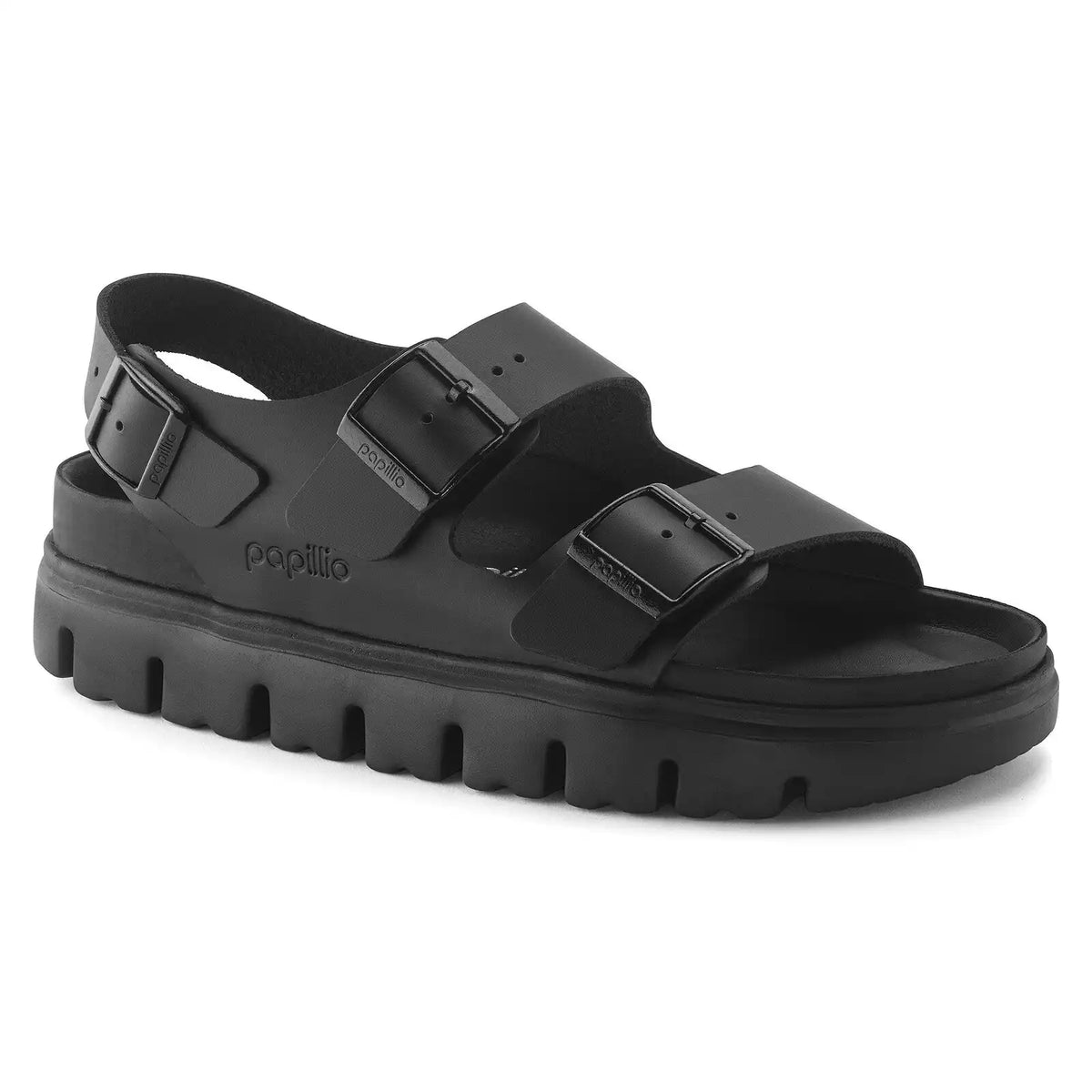 Milano Chunky Natural Leather Black
