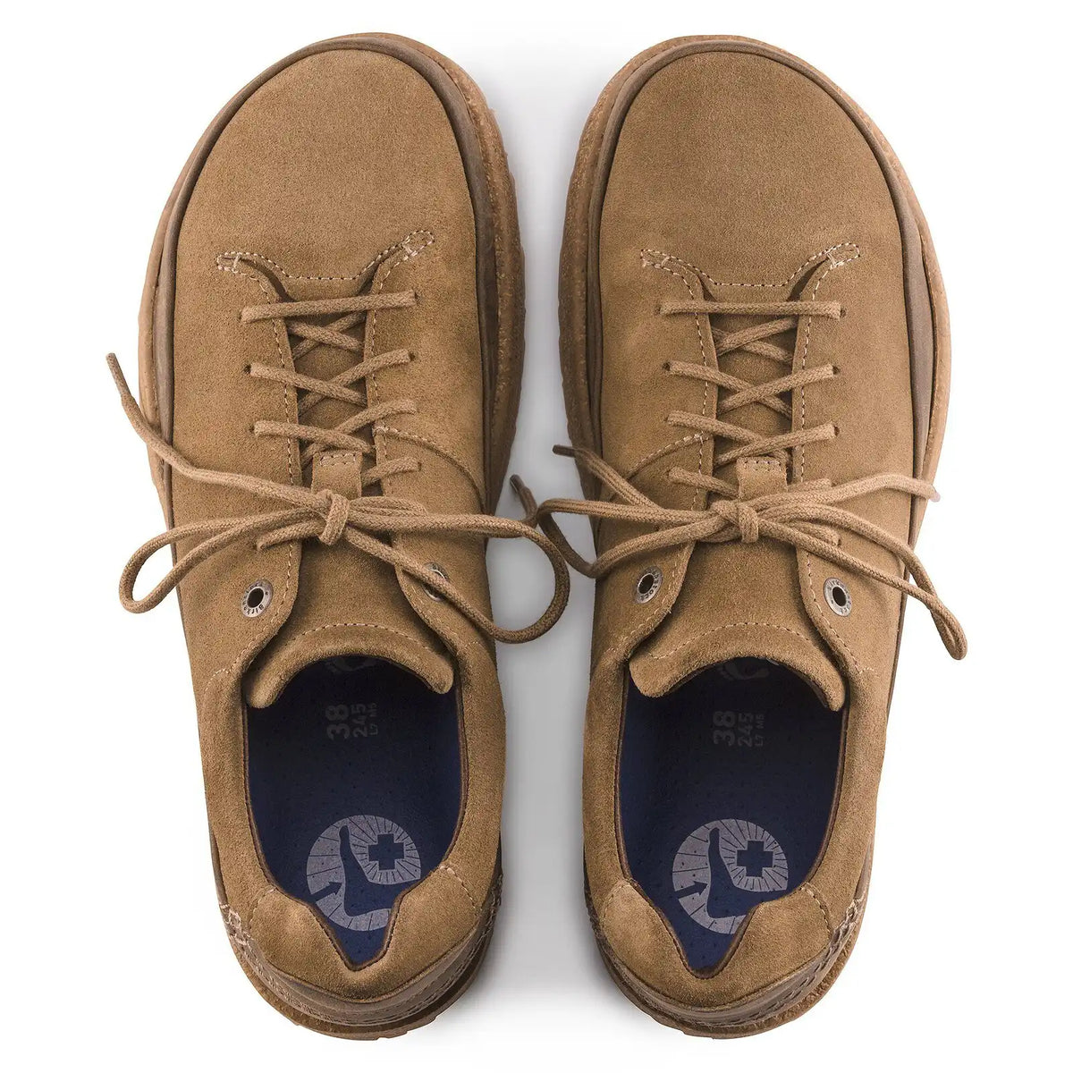 Honnef Low Suede Leather Dark Tea