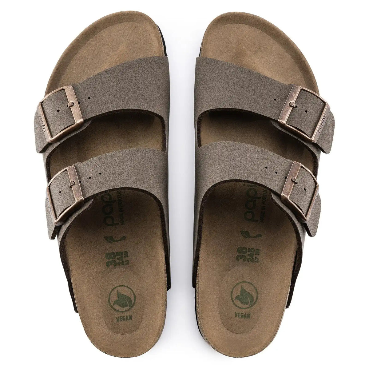 Arizona Platform Vegan Birko-Flor Nubuck Mocha
