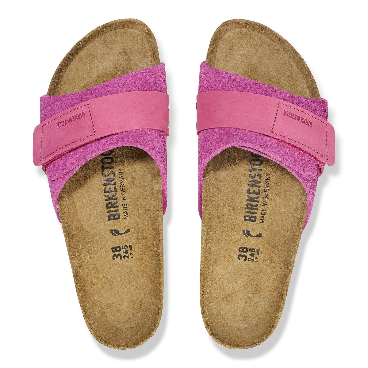 Oita Nubuck-Suede Leather Fuchsia Tulip