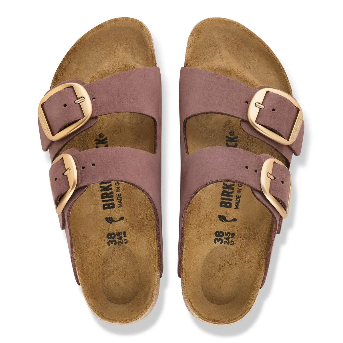 Arizona Big Buckle Nubuck Leather Pepper