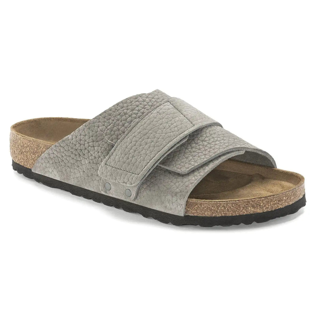 Kyoto Nubuck Leather Desert Buck Whale Gray