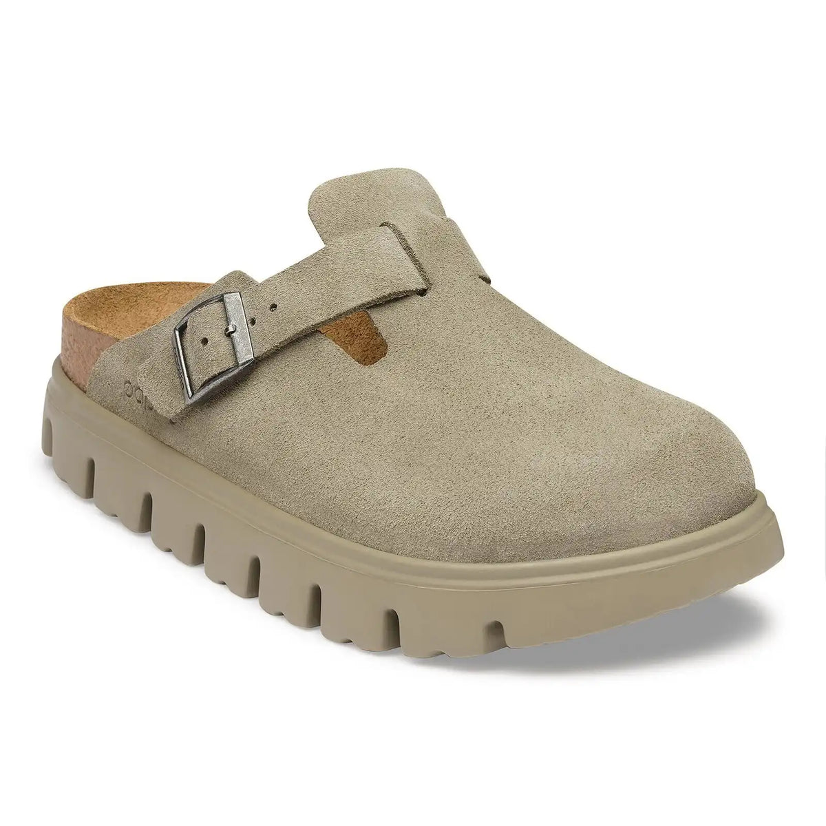 Boston Chunky Suede Leather Taupe
