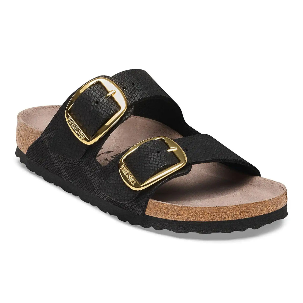 Arizona Big Buckle Synthetik Python Black