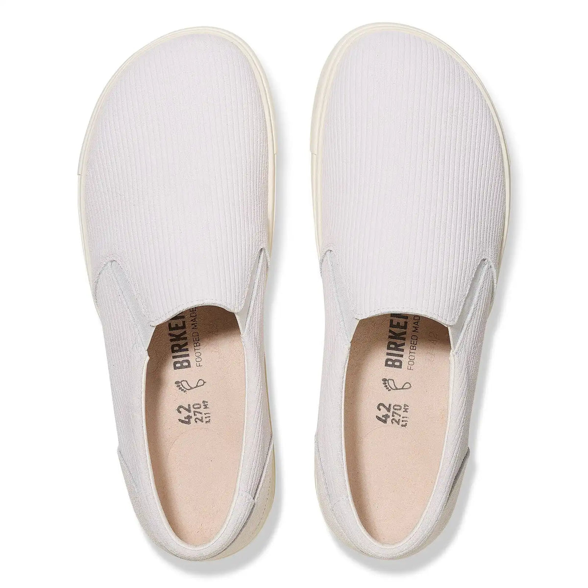 Oswego Suede Leather Antique White