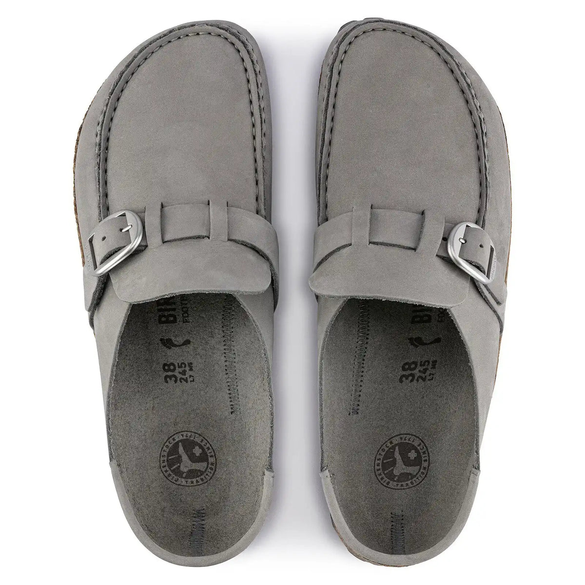 Buckley Nubuck Leather Dove Gray