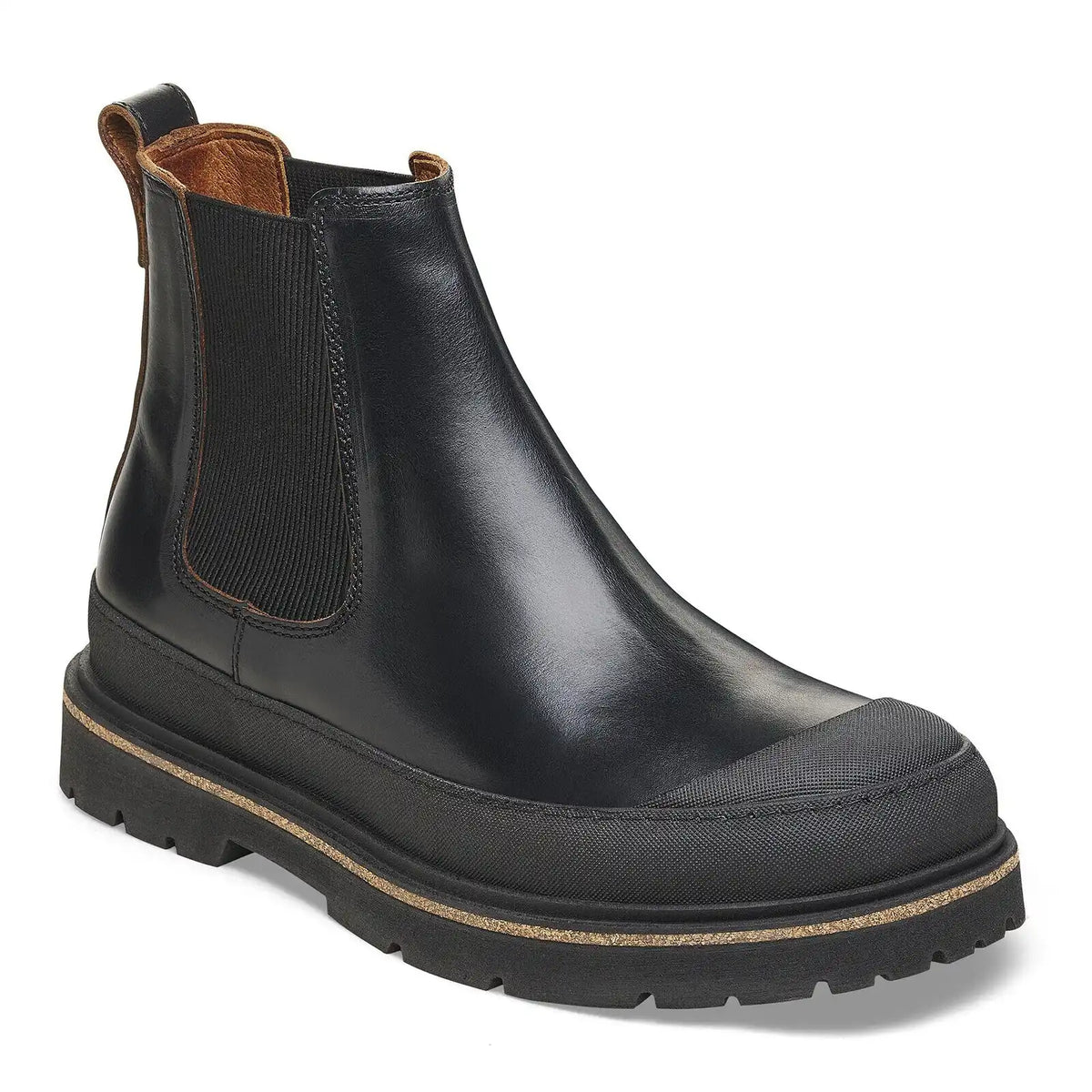 Prescott Slip On Men Waxy Leather Black