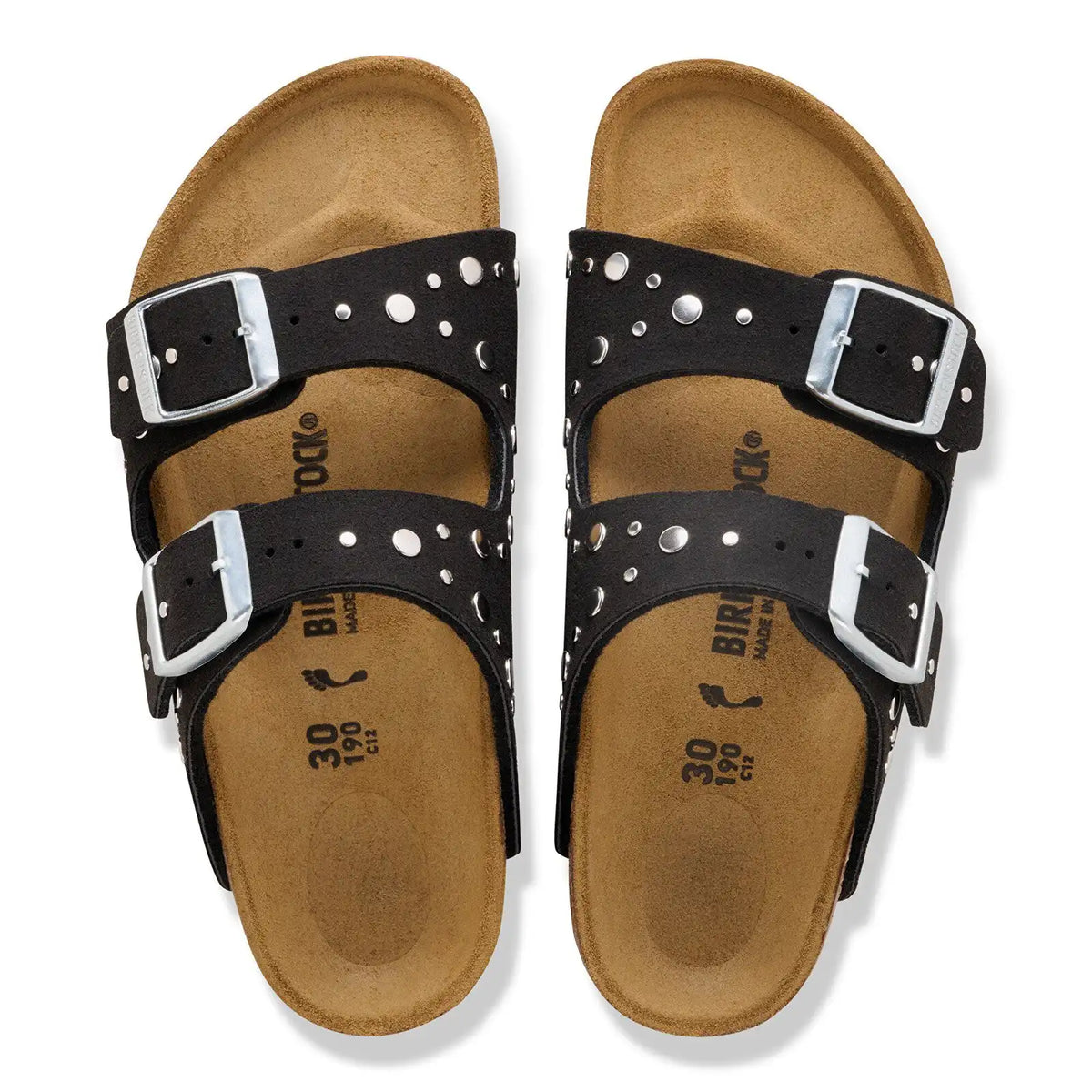 Arizona Rivet Border Kids Synthetik Soft Birki Black