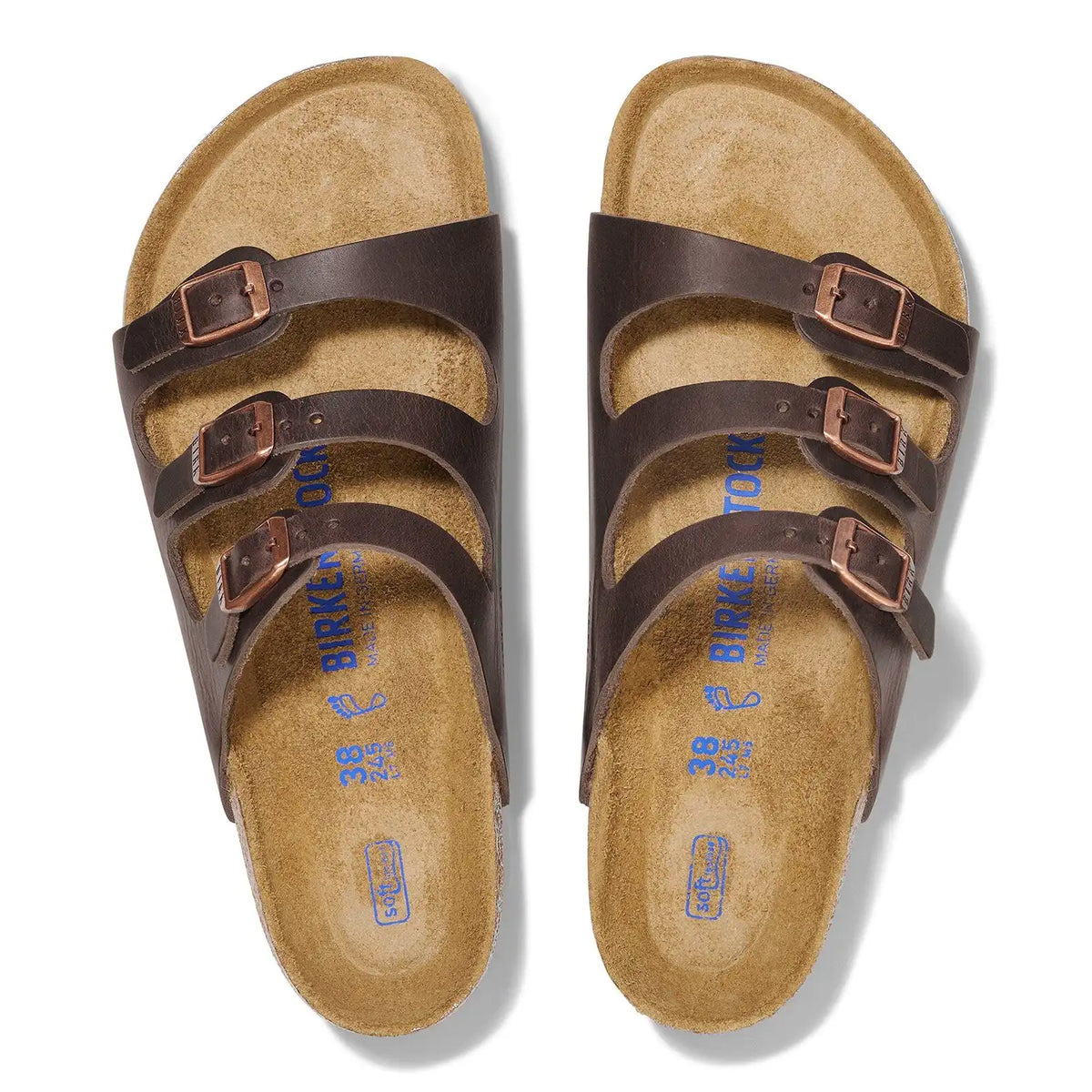 Florida Soft Footbed Natural Leather Oiled Habana