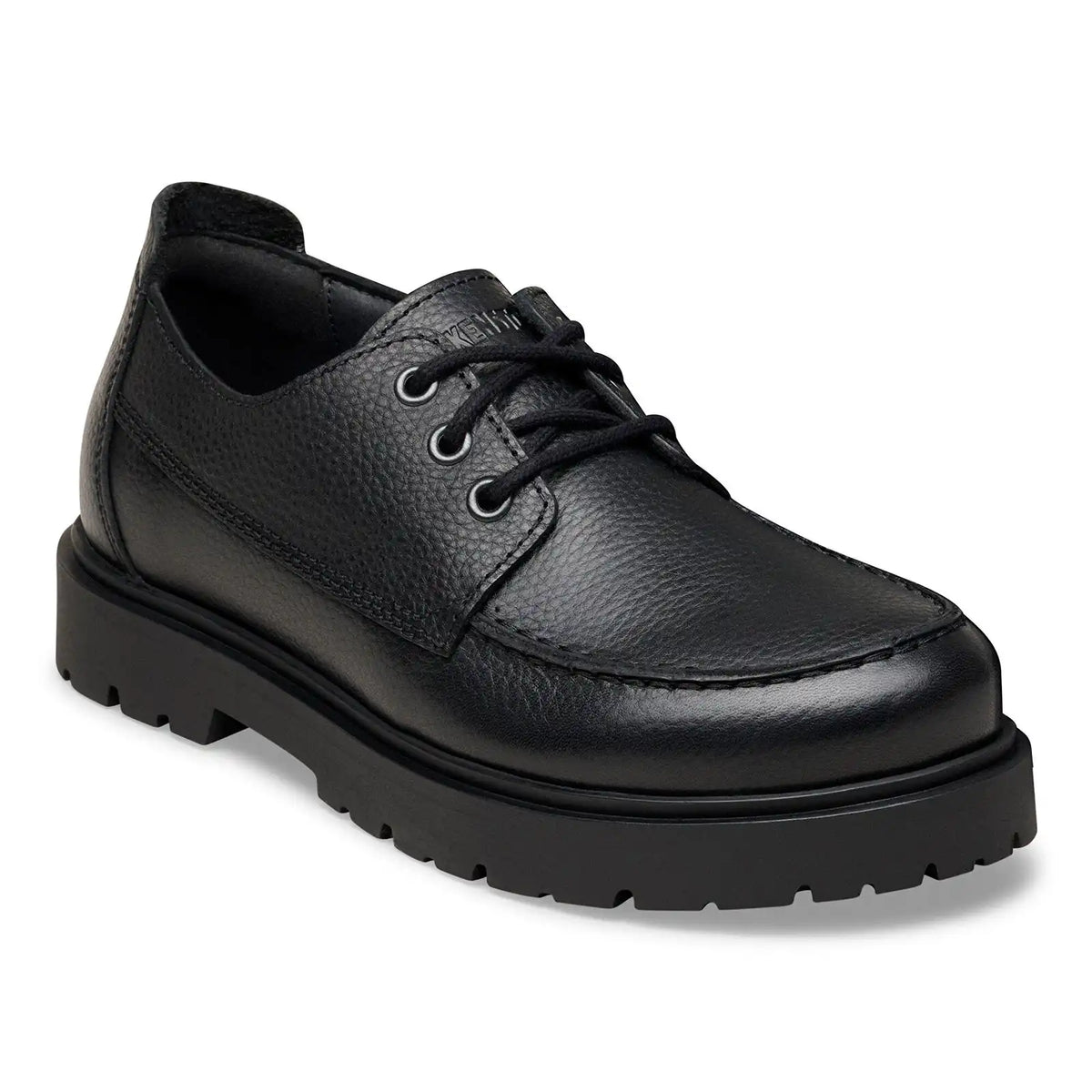 Highwood Moc Lace Low Natural Leather Black