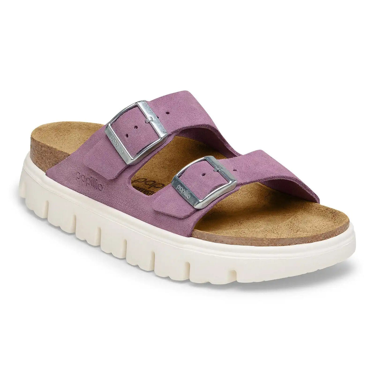 Arizona Platform Suede Leather Mauve