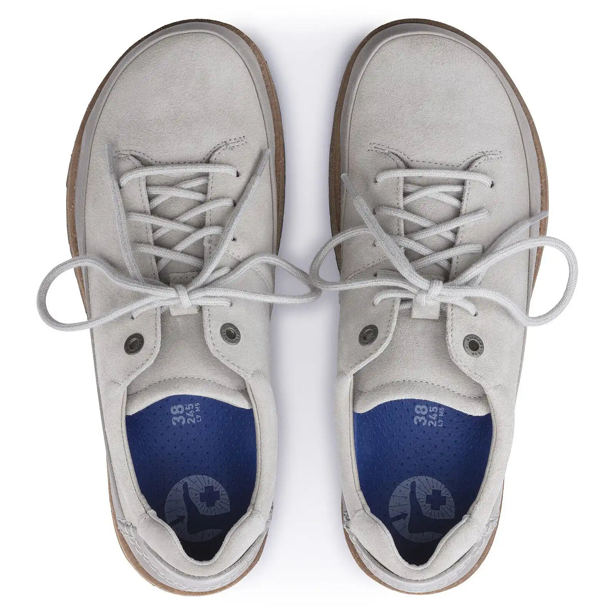 Honnef Low Suede Leather Whale Gray
