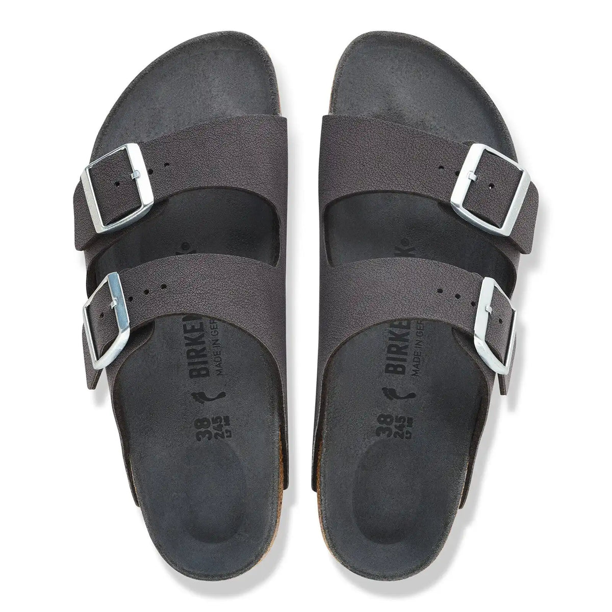 Arizona Birko-Flor Nubuck Velvet Gray