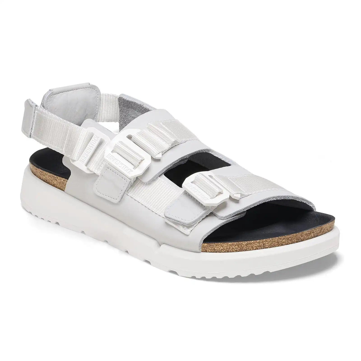 Shinjuku Natural Leather/Textile Antique White