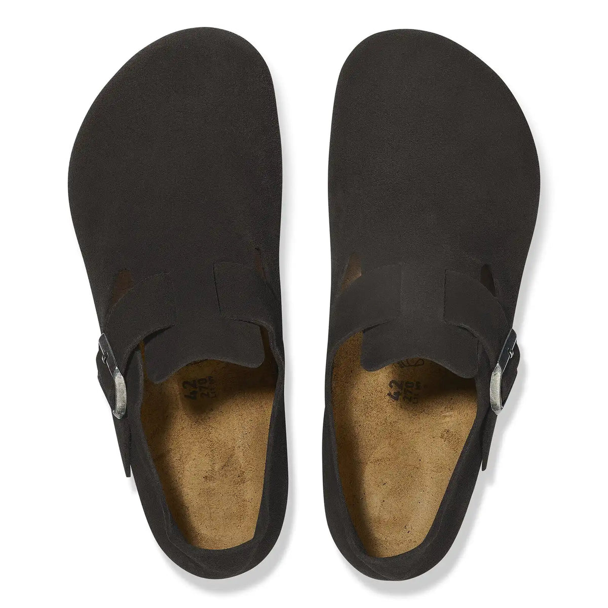 London Suede Leather Black