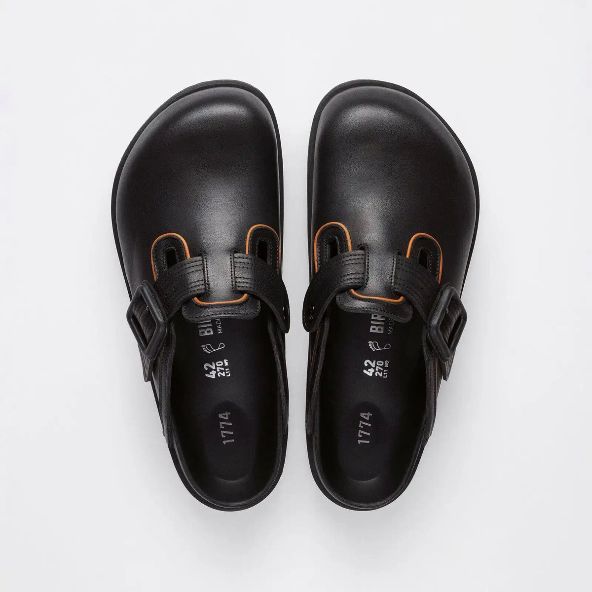 1774 Boston Leather Natural Leather Black
