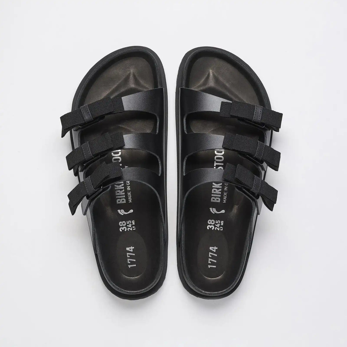 1774 Florida Smooth Leather Natural Leather Black