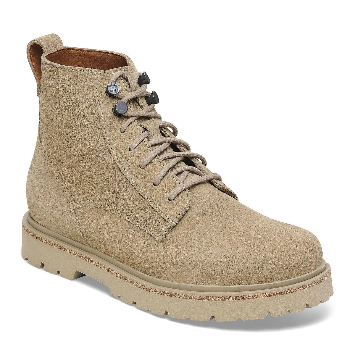 Highwood Lace Mid Men Suede Leather Taupe