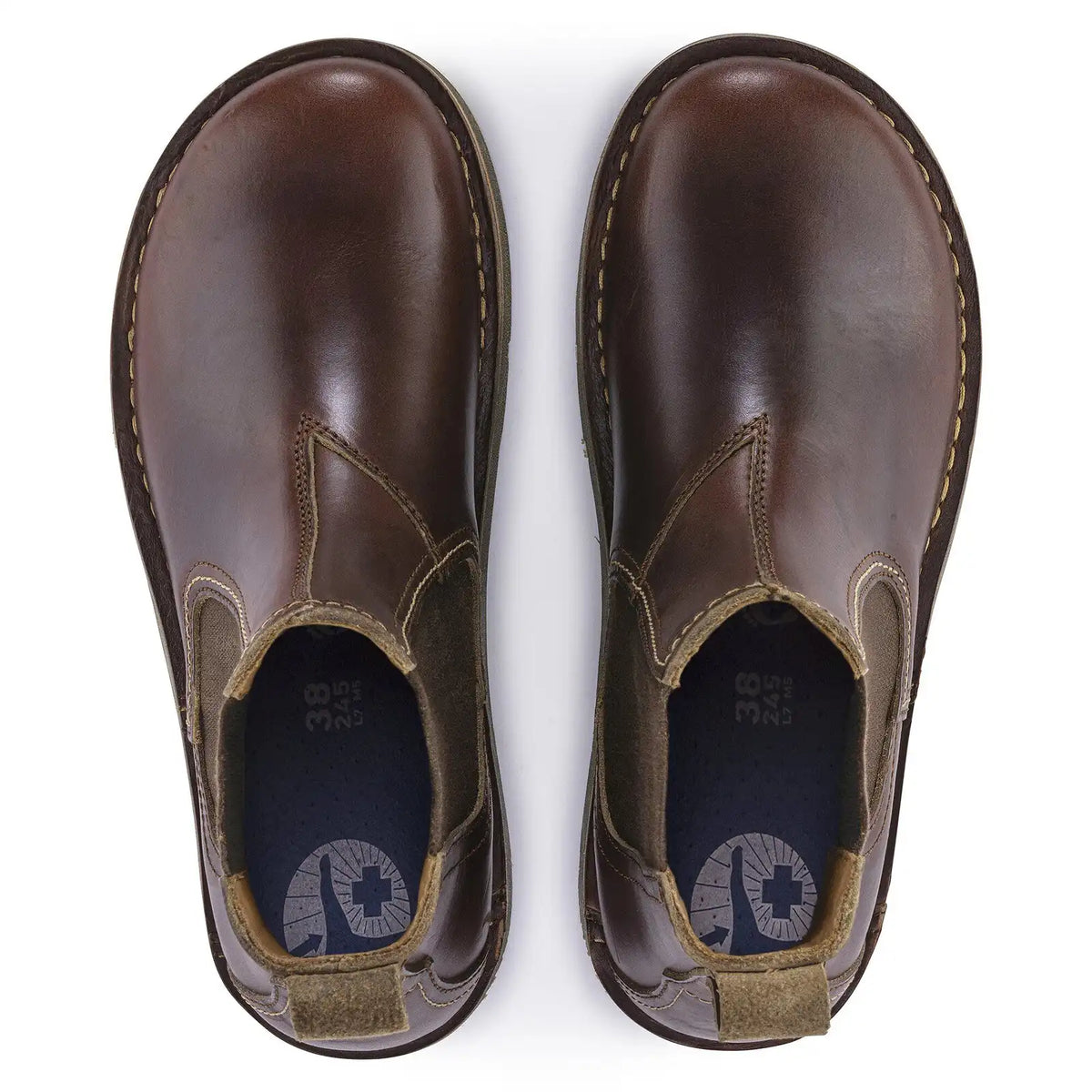 Birmingham Slip On Men Oiled Leather Roast
