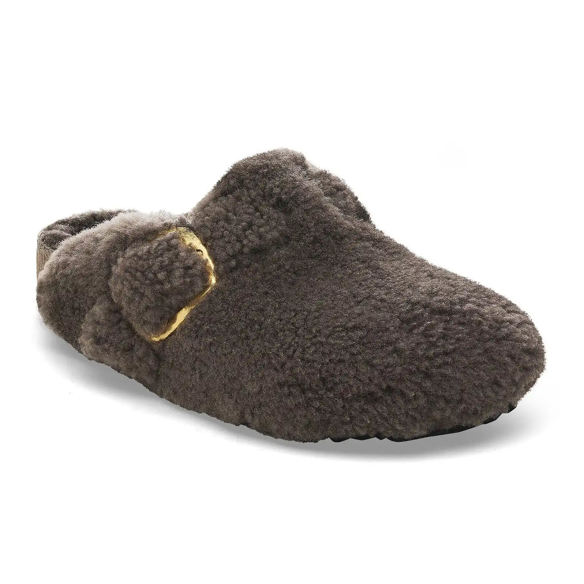 Boston Big Buckle Shearling Concrete Gray