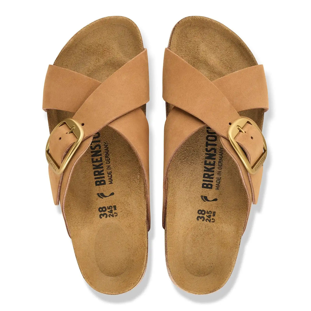 Siena Big Buckle Nubuck Leather Mink
