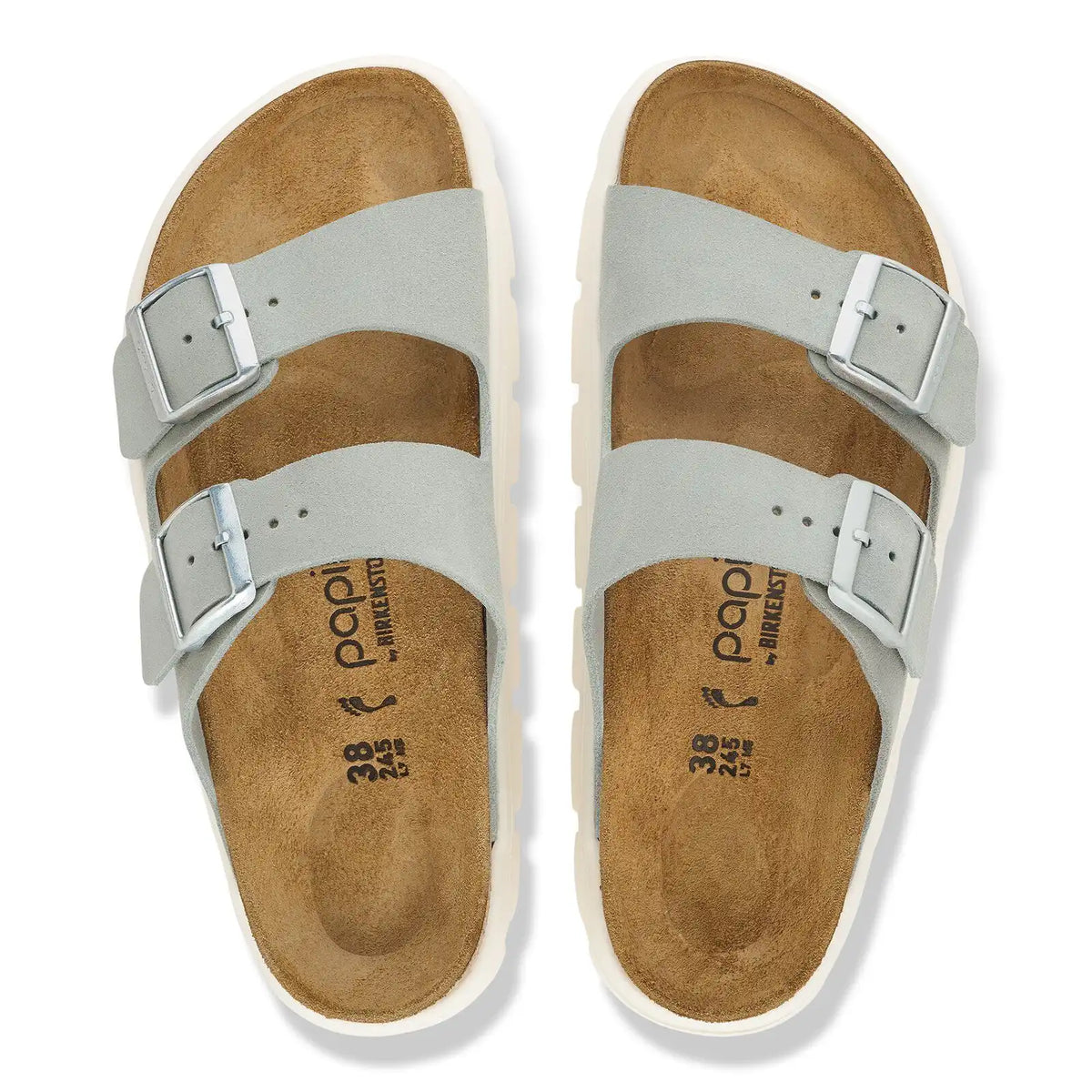 Arizona Platform Suede Leather Pure Sage