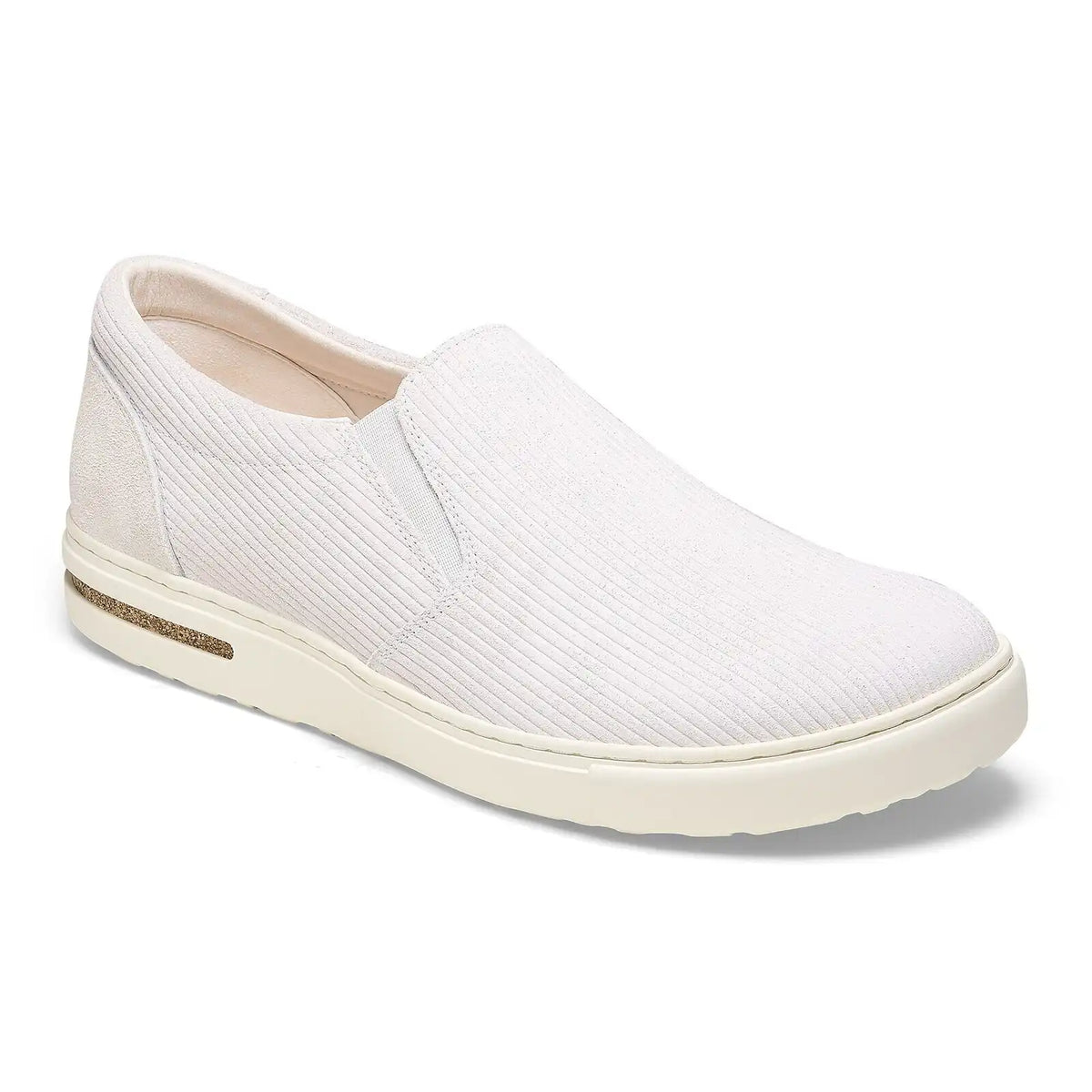 Oswego Suede Leather Antique White