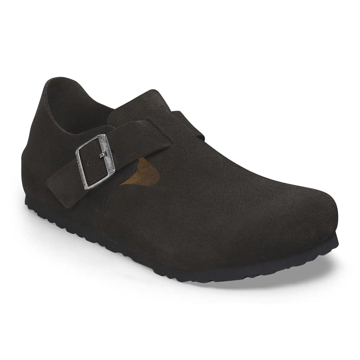 London Suede Leather Black
