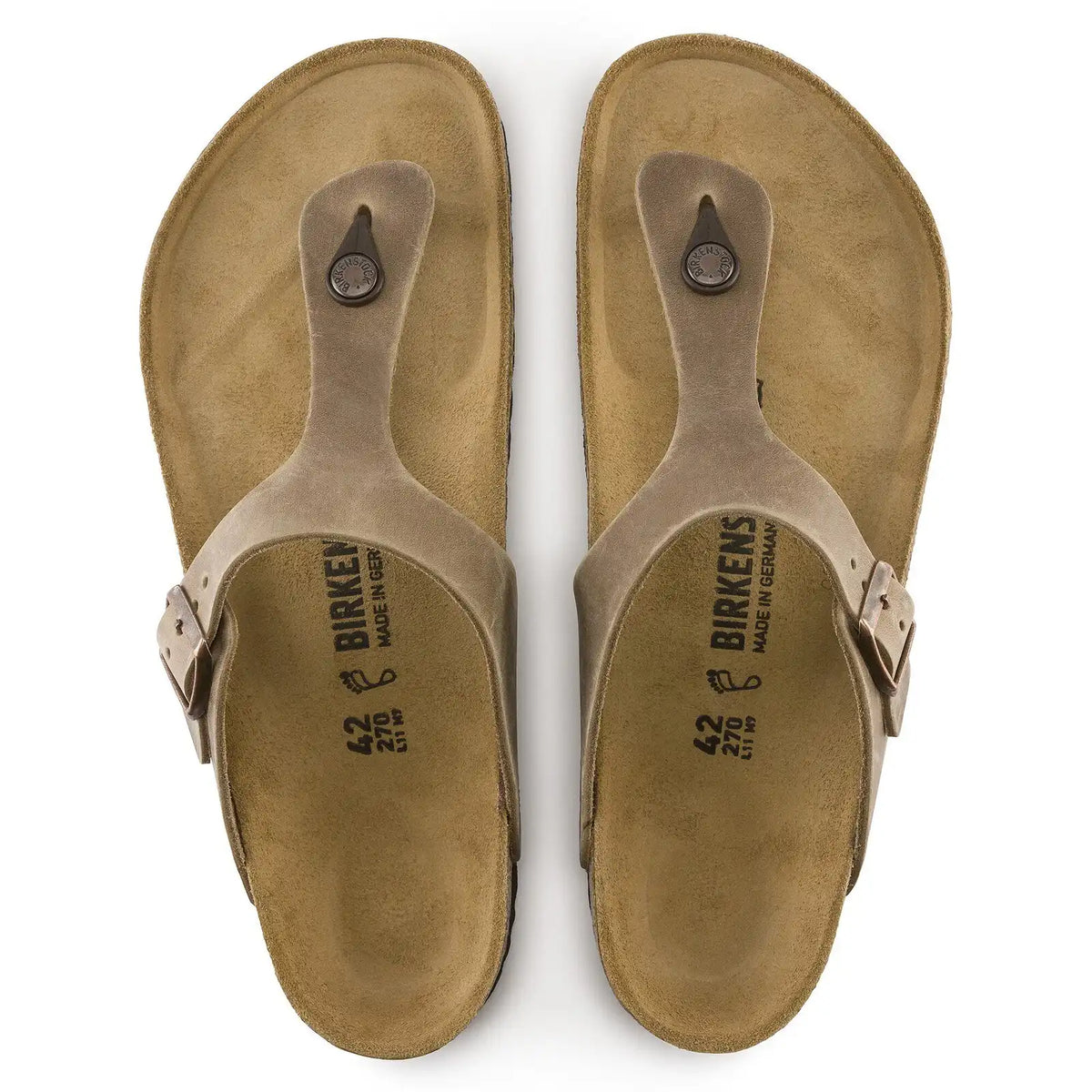 Gizeh Natural Leather Oiled Tobacco Brown
