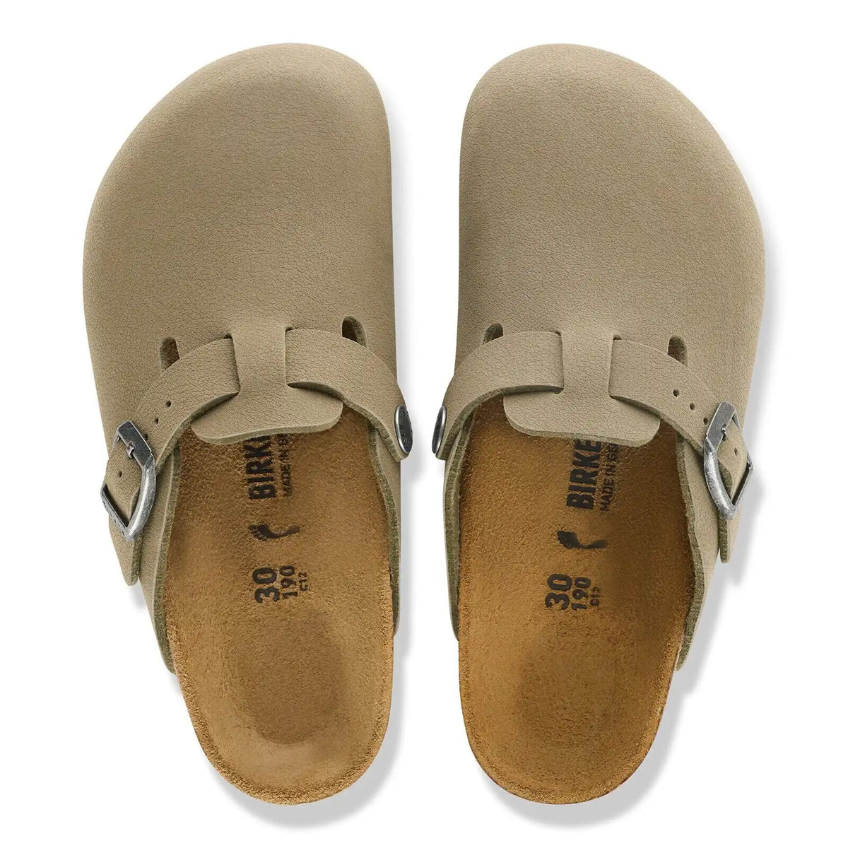 Boston Kids Birko-Flor Nubuck Faded Khaki