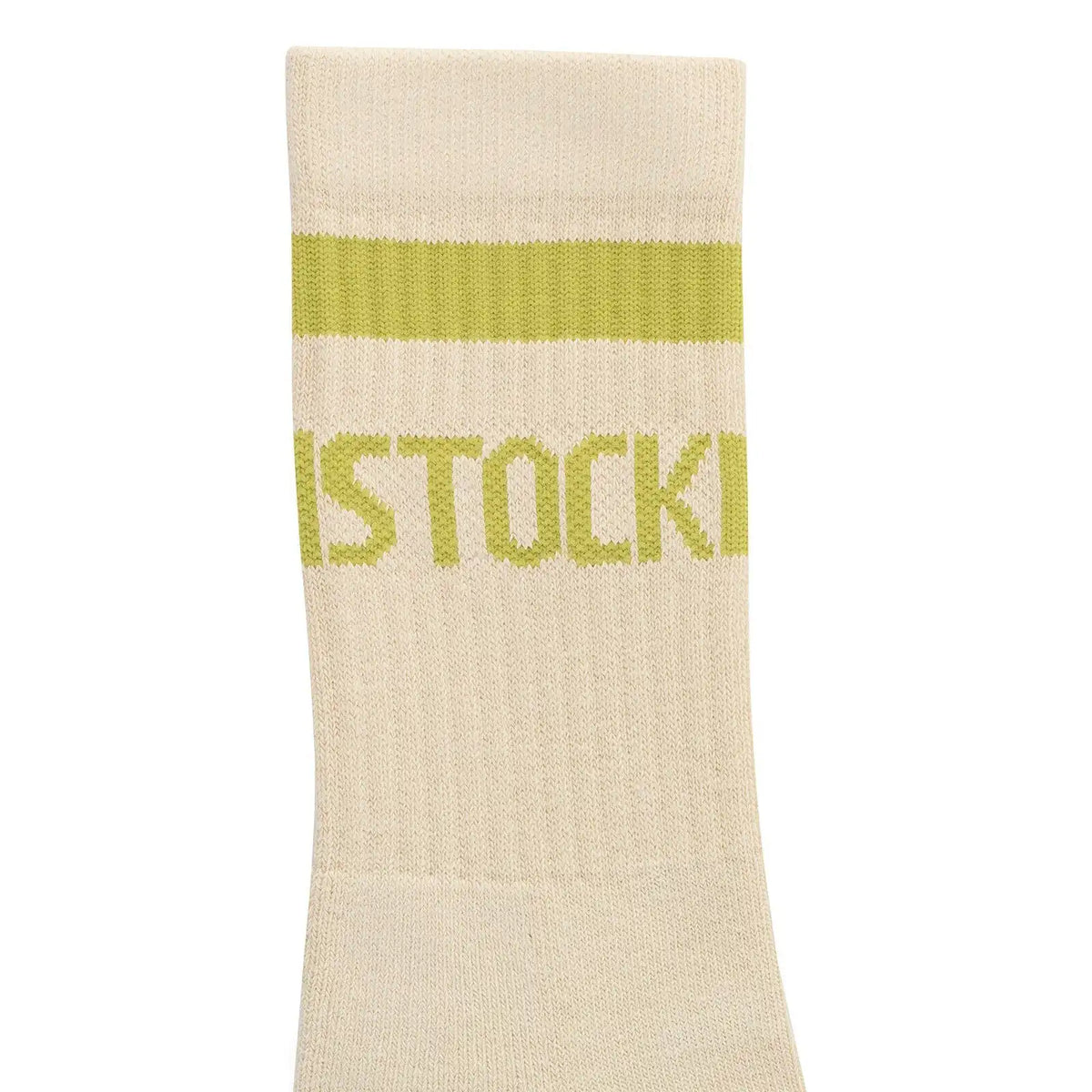 Cotton Tennis Socks Cotton/Polyamid/Elastane Oatmeal/Archive Mid Green