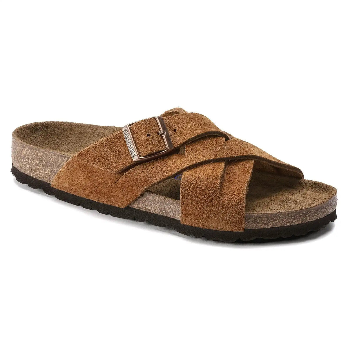 Lugano Soft Footbed Suede Leather Mink