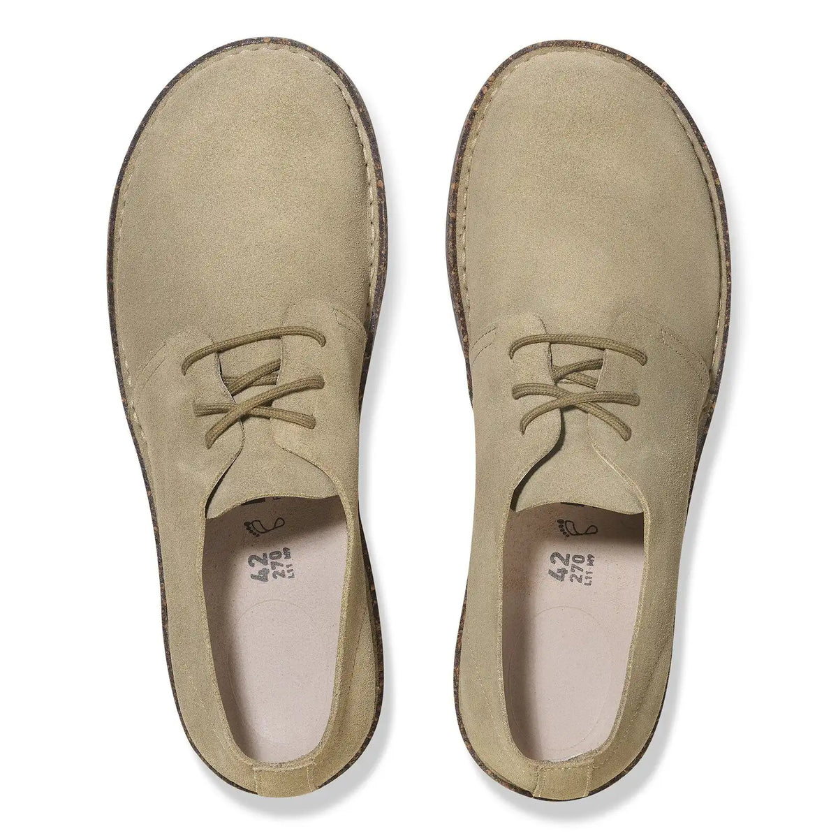 Uppsala Low Suede Leather Faded Khaki