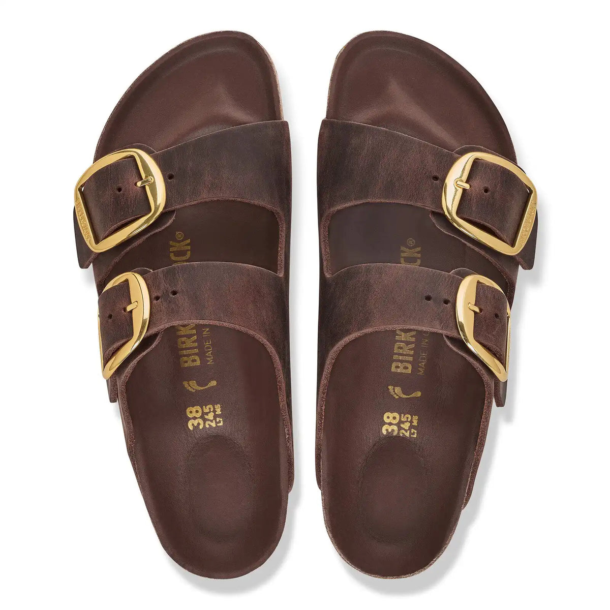 Arizona Big Buckle Natural Leather Oiled Habana