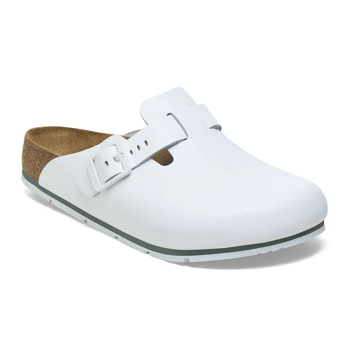 Boston Pro Natural Leather White