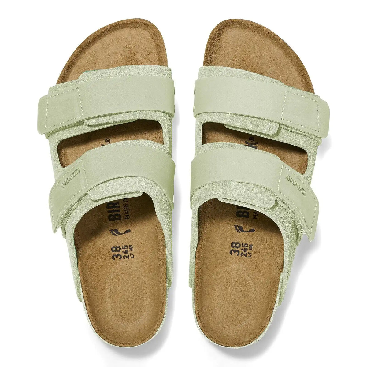 Uji Nubuck Leather/Suede Faded Lime