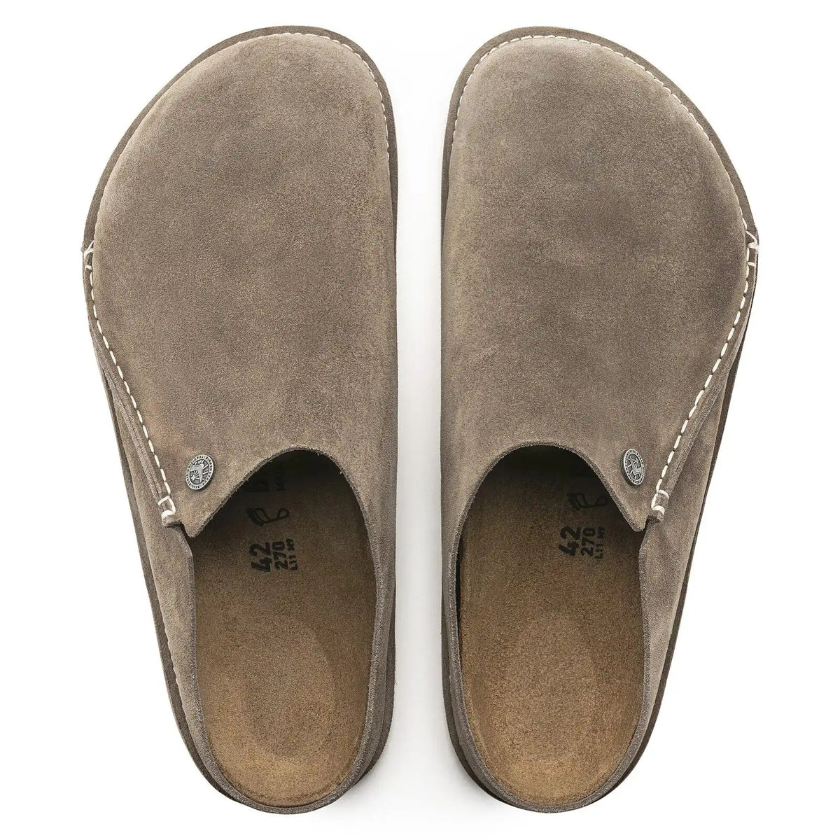 Zermatt Premium Suede Leather Gray Taupe
